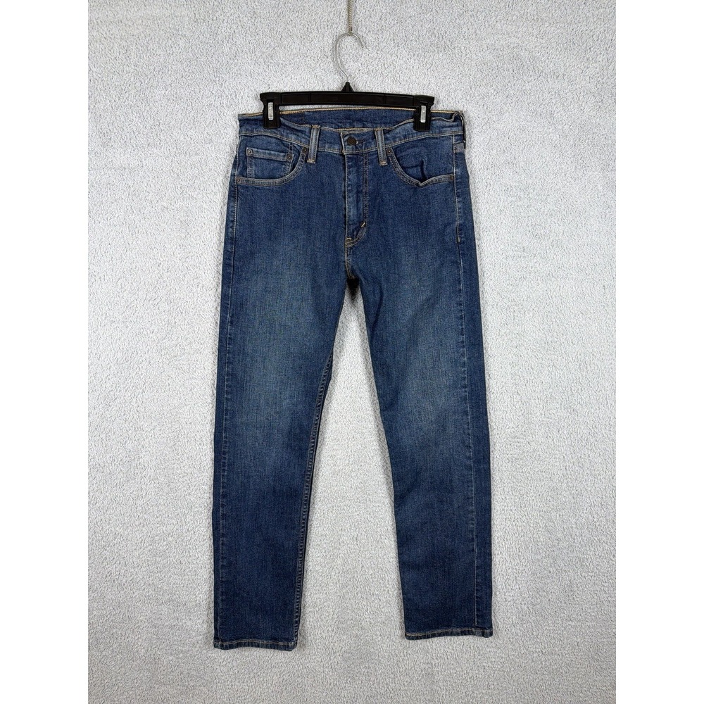 Levis 505‎ Jeans Mens 30x32 Blue Straight Leg Medium Wash Denim Pants